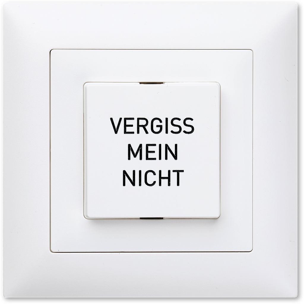 UP-Frontset ausdrücklich-Vergiss mein