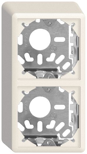 Kappe m.Grundplatte 2×54mm ws