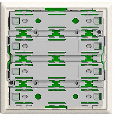 Frontplatte Edue univ.1-8T ws