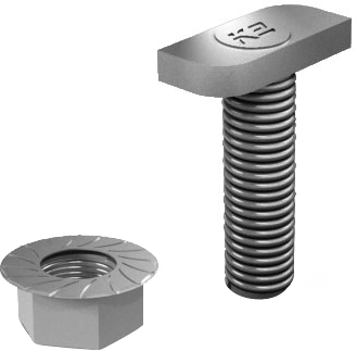 K2 Hammerkopfschraube-Set M10x30