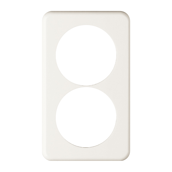Abdeckplatte I-I 2×58mm ws