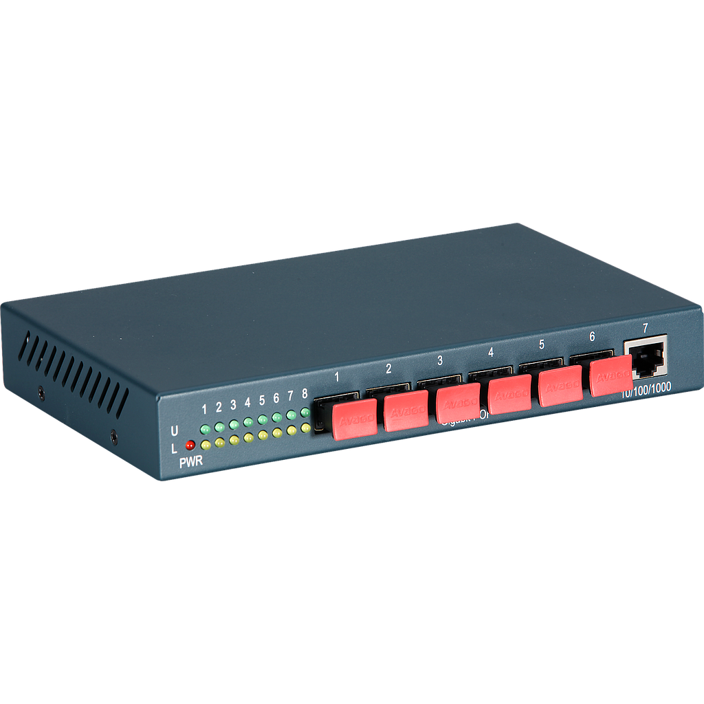 6+2 Port Gigabit POF Switch