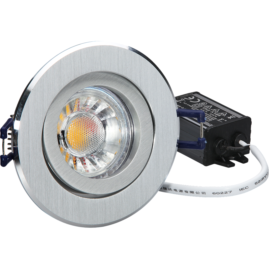 LCC-Downlightset, 4 W, 420 lm, 2850 K,