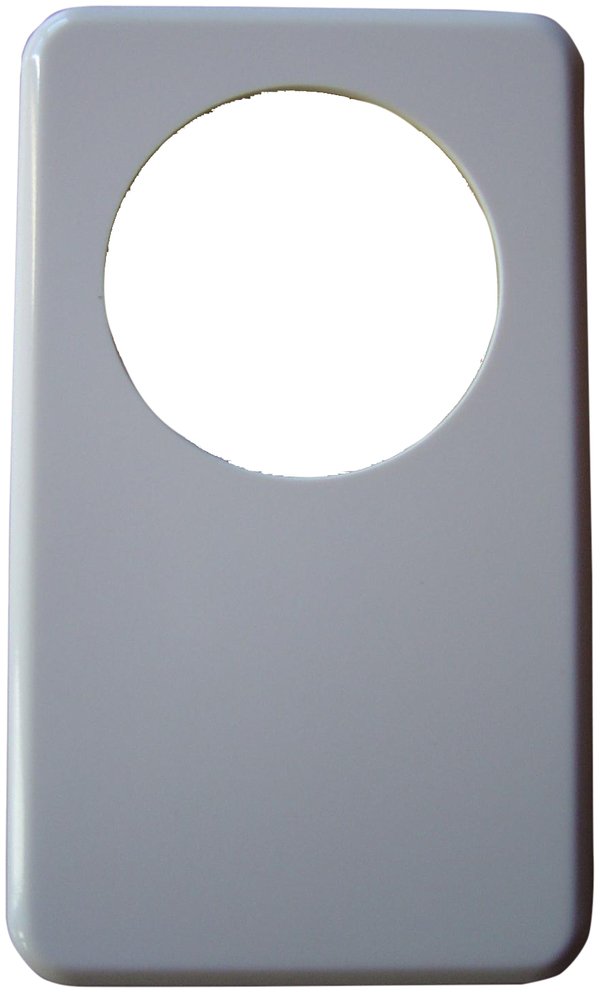 Abdeckplatte I-I 58mm+blind ws
