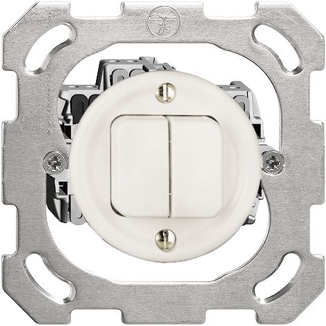 UP-Druckschalter 1/3+3/1L ws