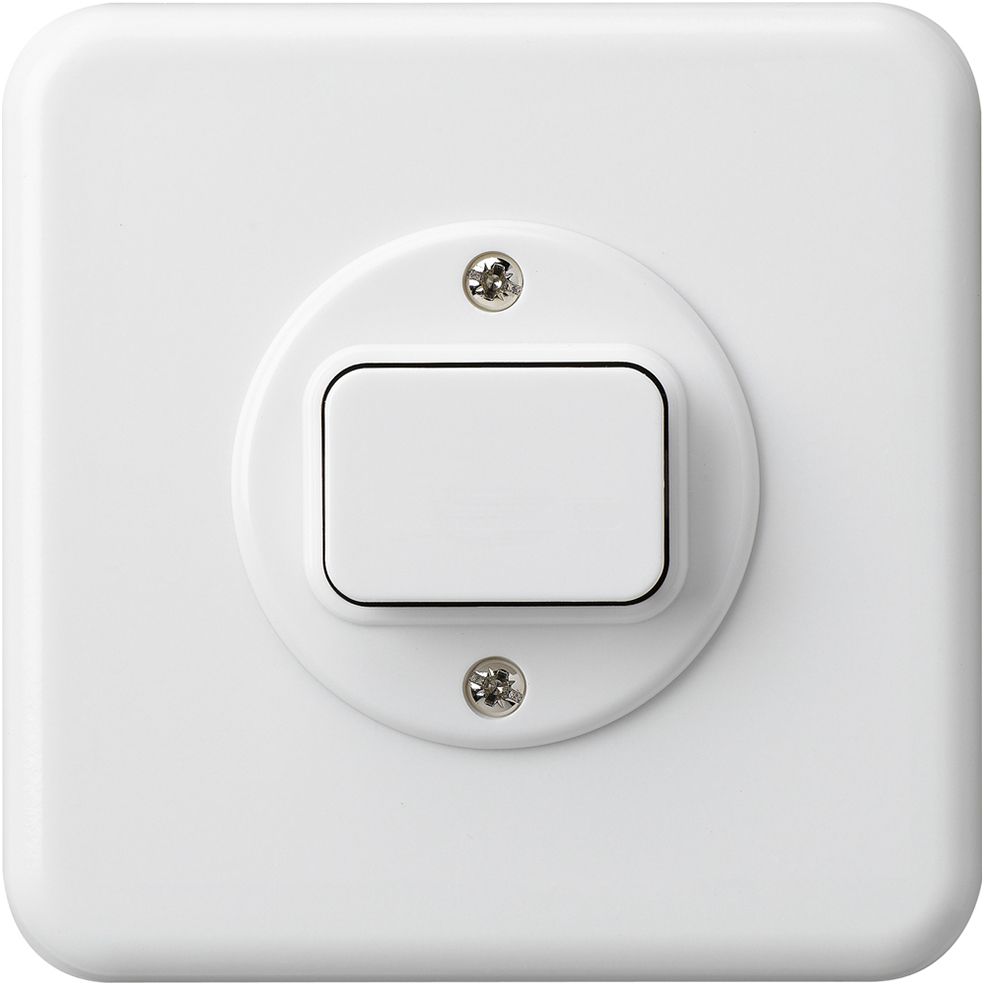 UP-Schalter BAS 3/1L ws