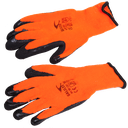 Arbeitshandschuhe orange, Grösse 9