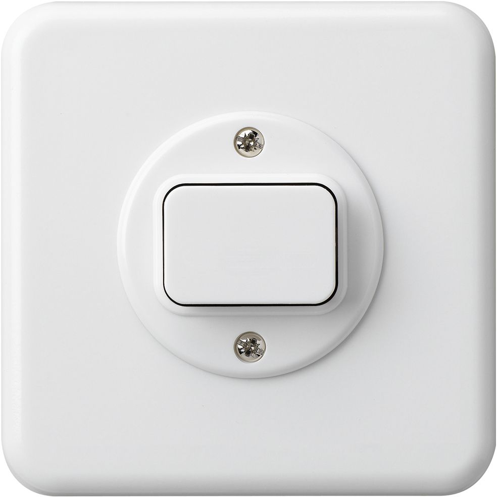 UP-Schalter BAS 6/1L ws