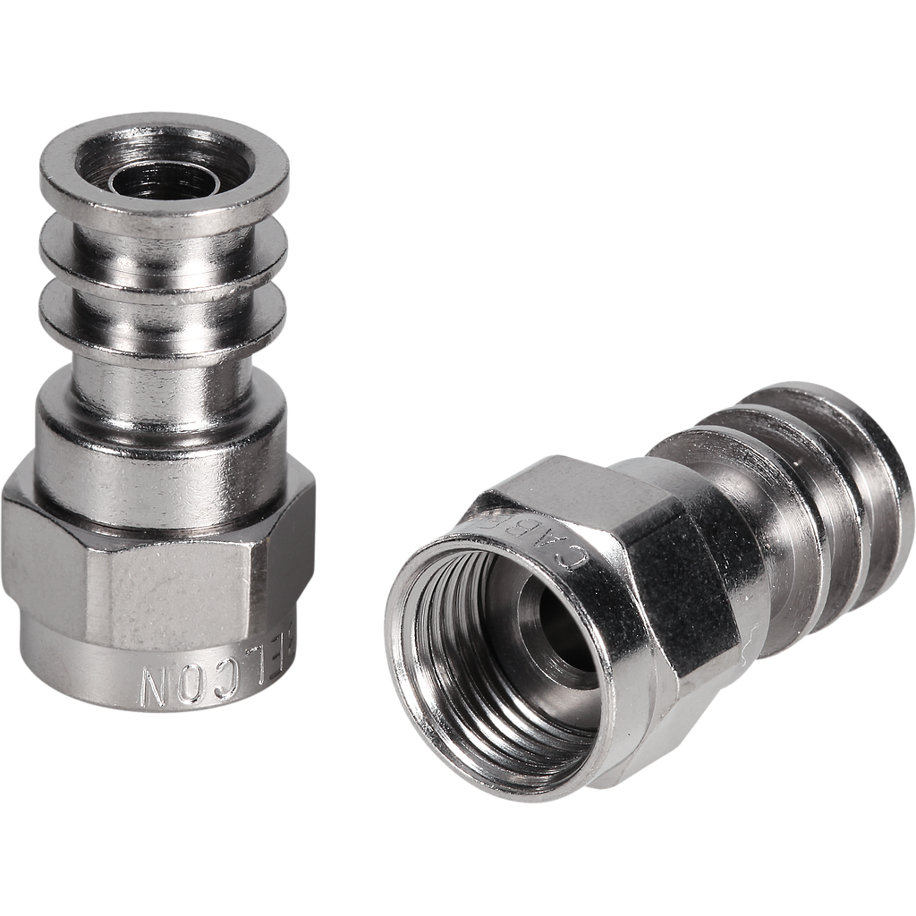 F-Stecker zu DG80 / MK76, crimpbar