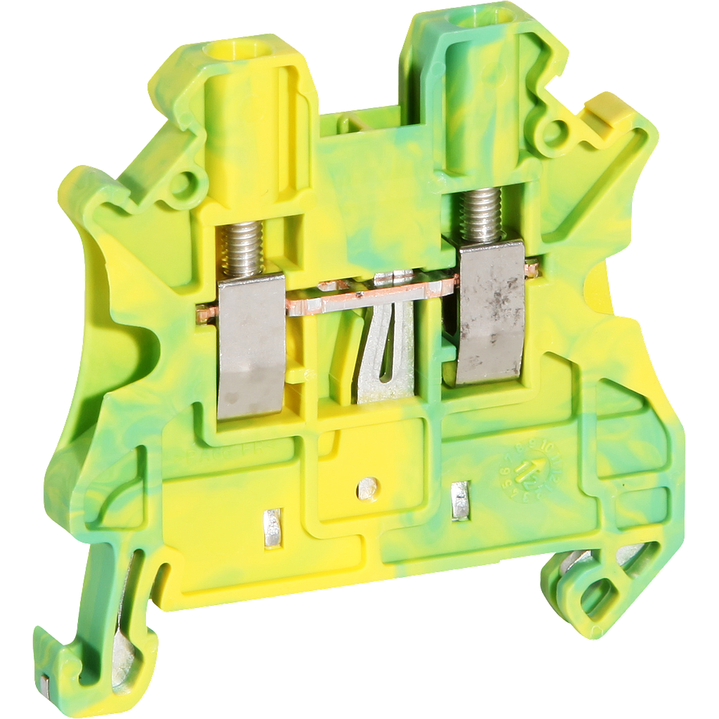 Reihenklemme 0,14-4mm² gn-gb