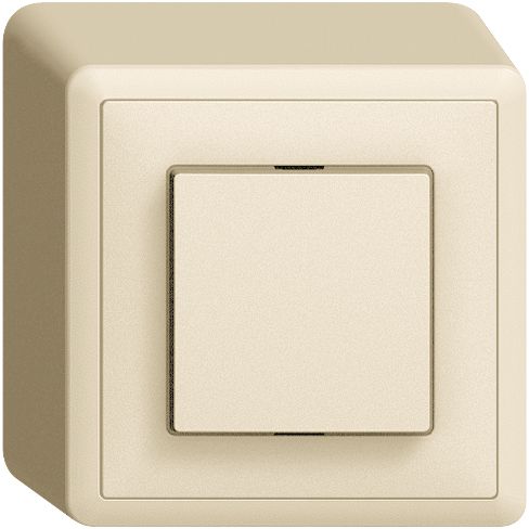 AP-Druckschalter Edue 3/2L cr