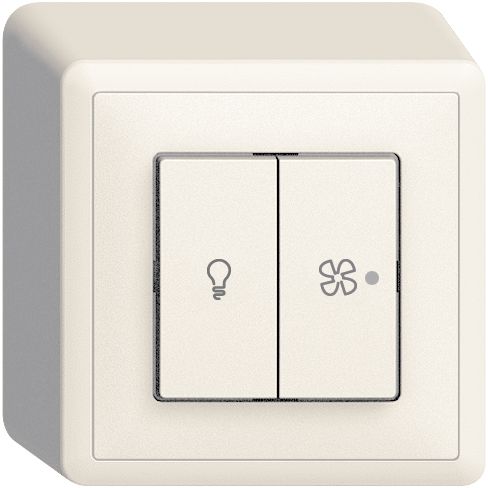 AP-Schalter f.Licht u.Ventila-