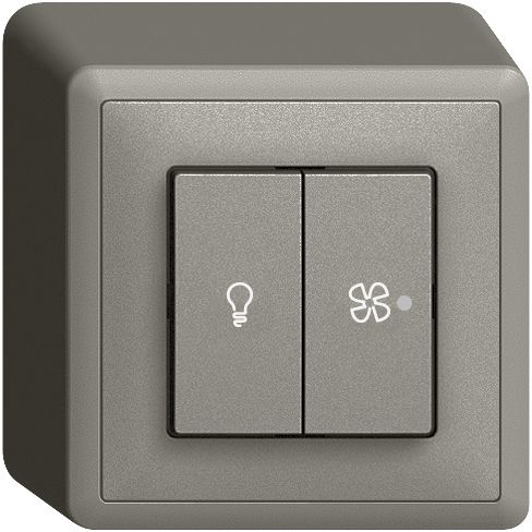 AP-Schalter f.Licht u.Ventila-