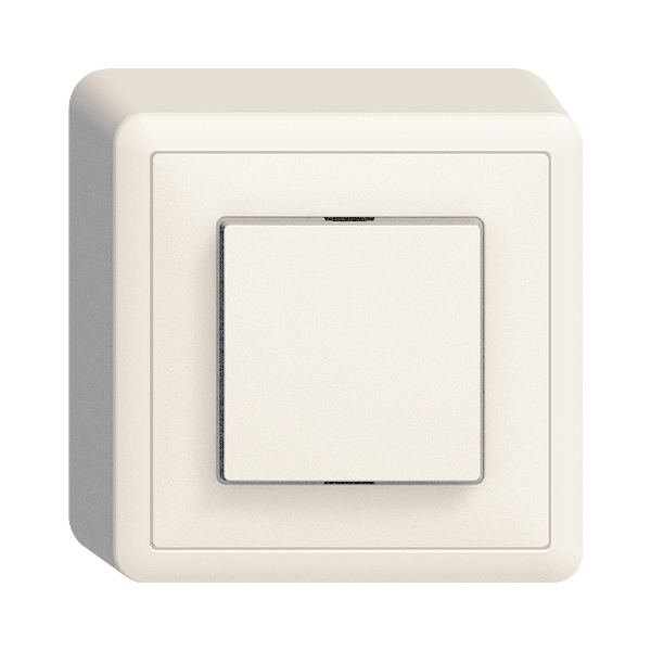 AP-Druckschalter Edue 6/1L ws