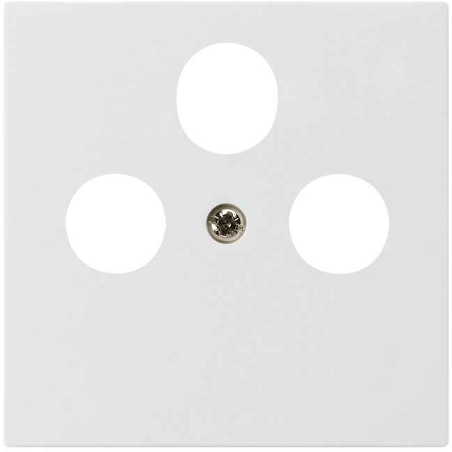 Frontplatte KAL 60×60mm ws
