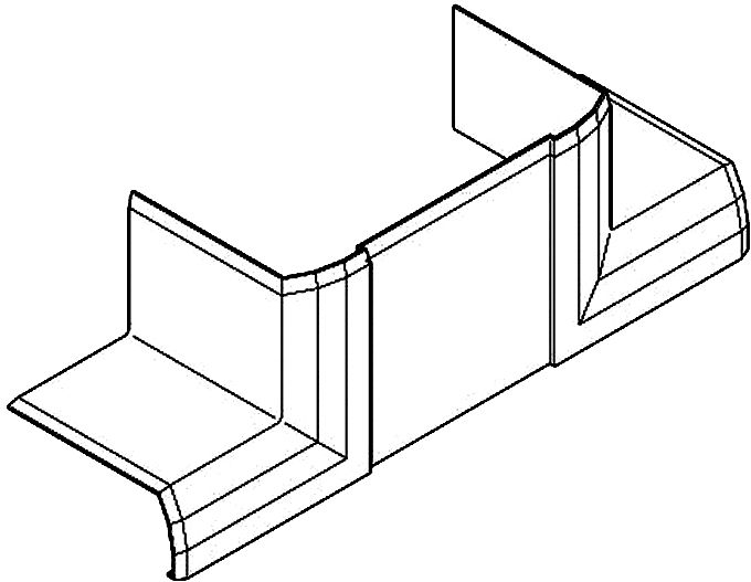 T-Stück TEH BRAN 110