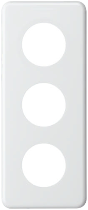 Abdeckplatte 3×1 3×43mm ws