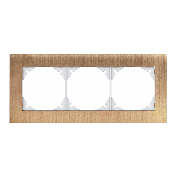 Abdeckrahmen Edue Prestige 1×3