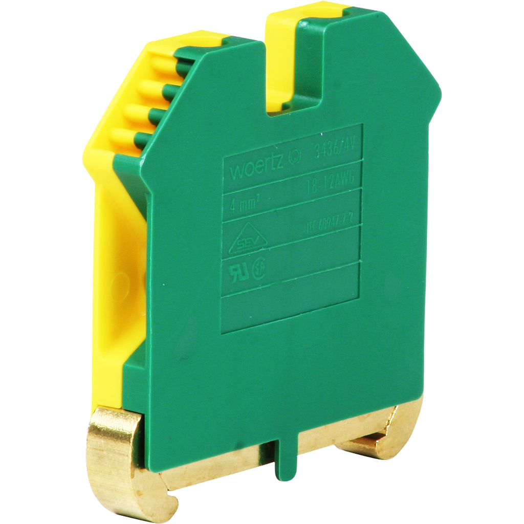 Schutzleiterklemme WZ 3436/4V