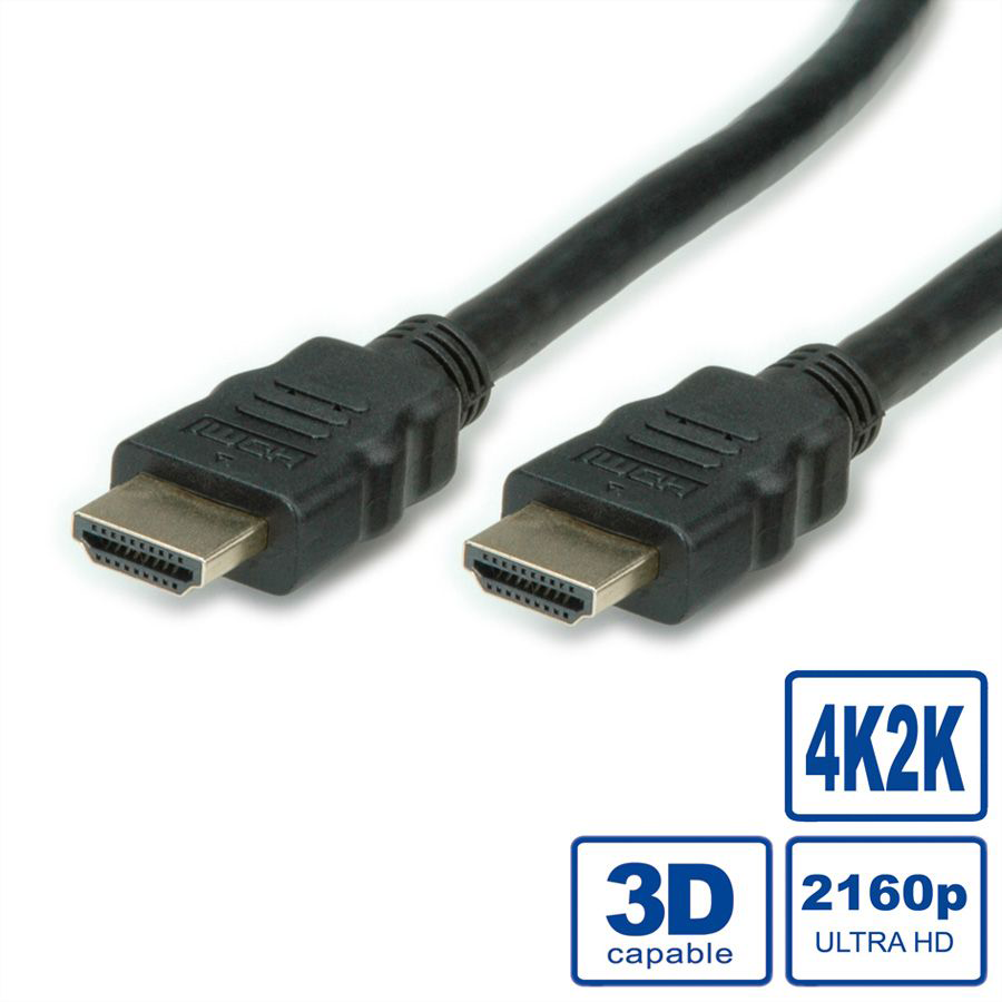 Value HDMI Ultra HD Kabel m. Ethernet,