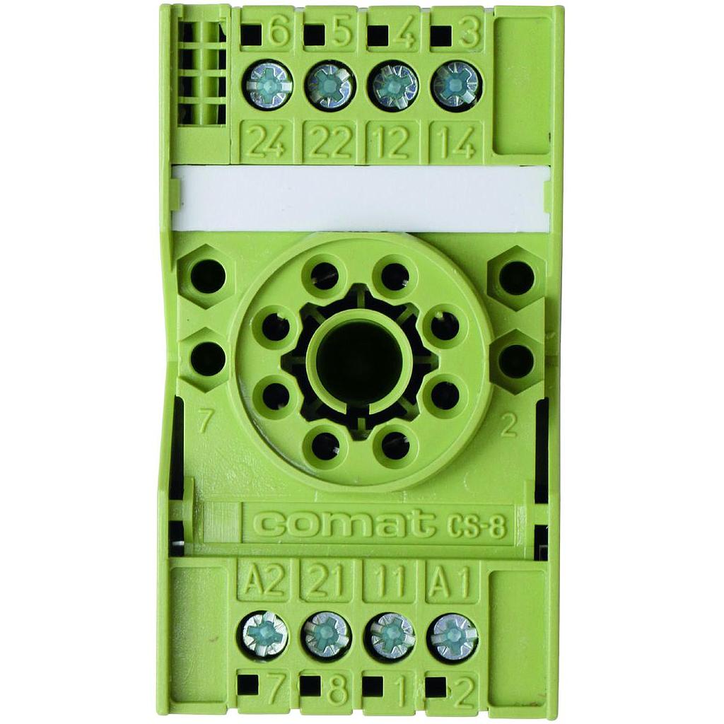 Stecksockel Comat CS-8 gn