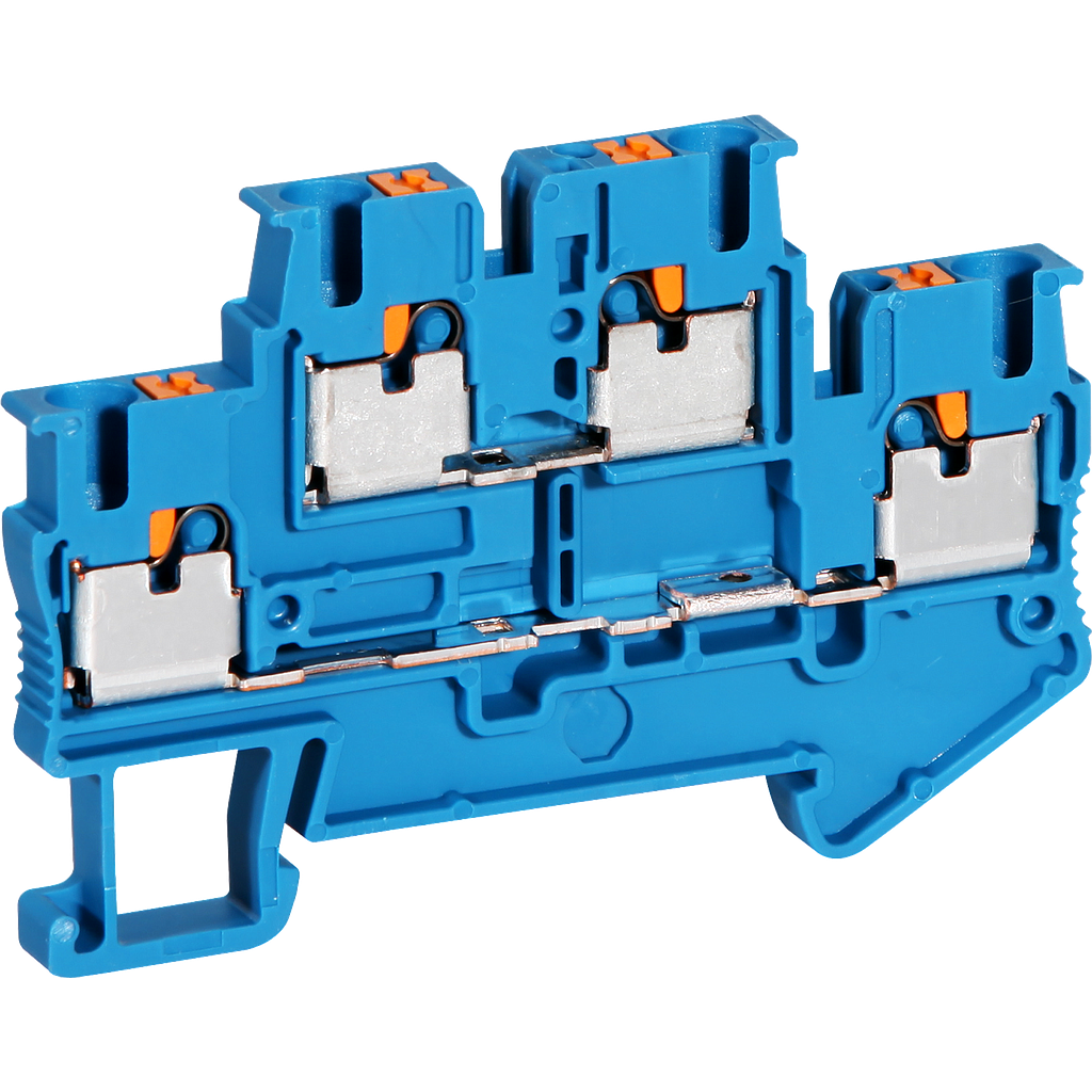 Reihenklemme 0,14-4mm² bl AWG