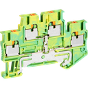 Reihenklemme 0,14-4mm² gn-gb