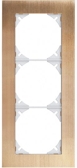 Abdeckrahmen Edue Prestige 3×1