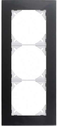 Abdeckrahmen Edue Prestige 3×1