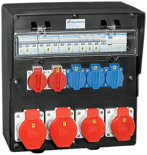 Stromverteiler DEM Hartgummi