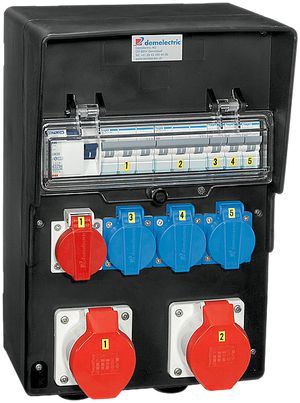 Stromverteiler DEM Hartgummi