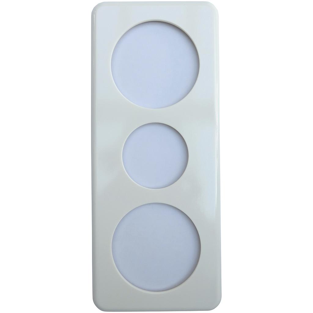 Abdeckplatte 3×1 58-43-58mm