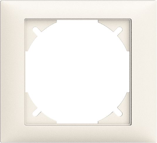 Abdeckrahmen Edue 80×86mm ws
