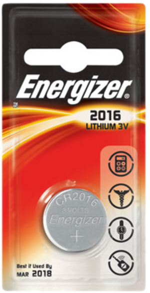 Knopfzelle Lithium CR2016