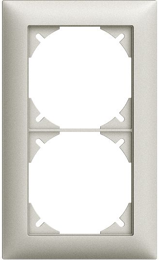 Abdeckrahmen Edue 1×2 hgu