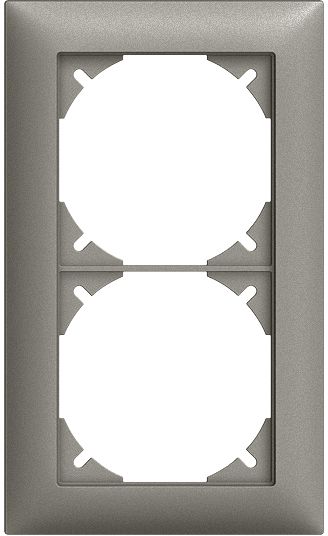 Abdeckrahmen Edue 1×2 dgu