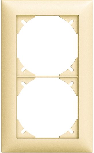 Abdeckrahmen Edue 1×2 van
