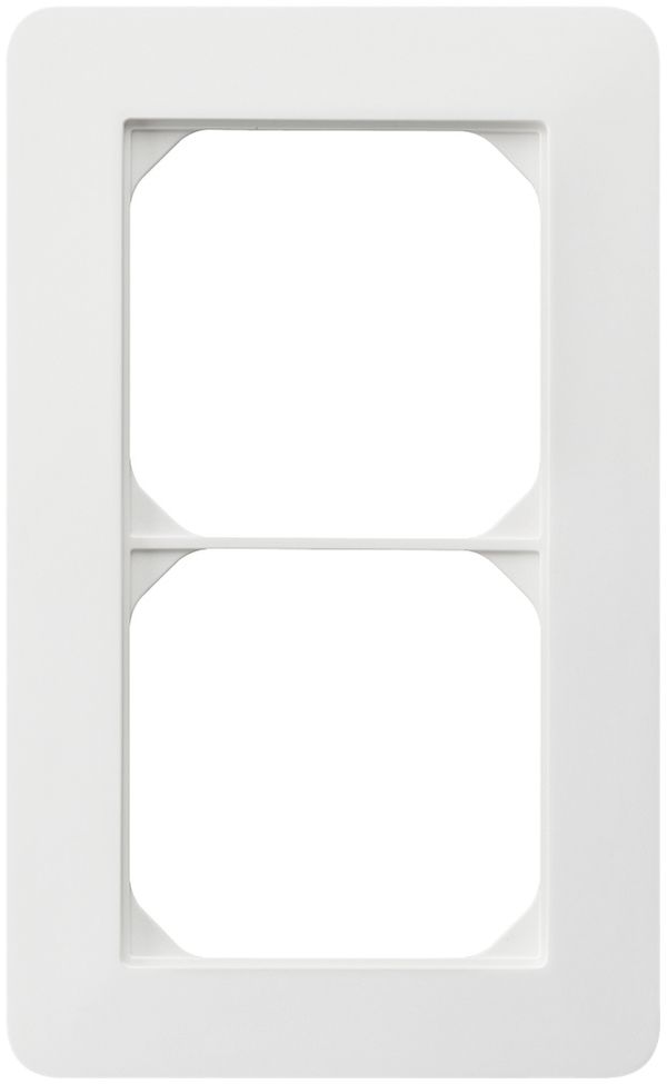 Abdeckrahmen KTR 2×1 ws