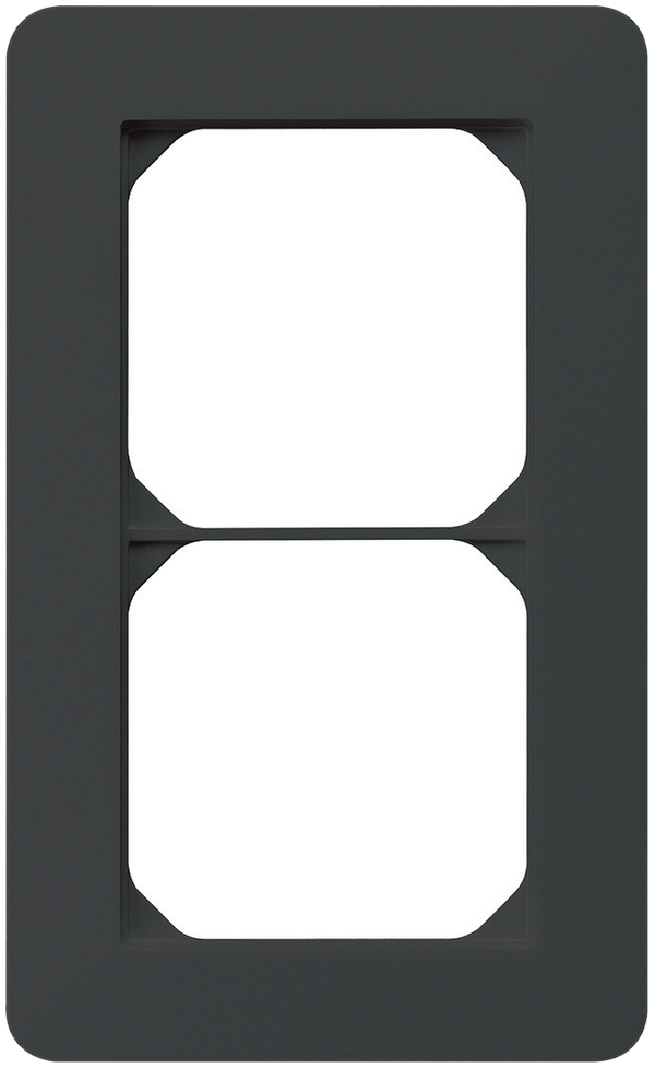 Abdeckrahmen KTR 2×1 sz
