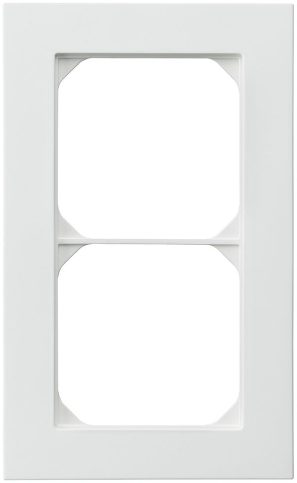 Abdeckrahmen KPR 2×1 ws