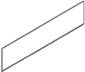 Trennwand Lanz H=41mm