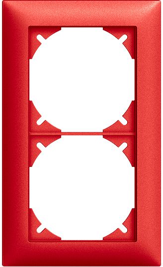 Abdeckrahmen Edue 1×2 ber
