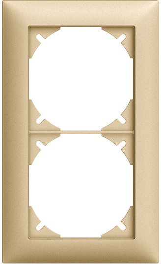 Abdeckrahmen Edue 1×2 sa