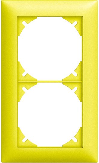 Abdeckrahmen Edue 1×2 lem