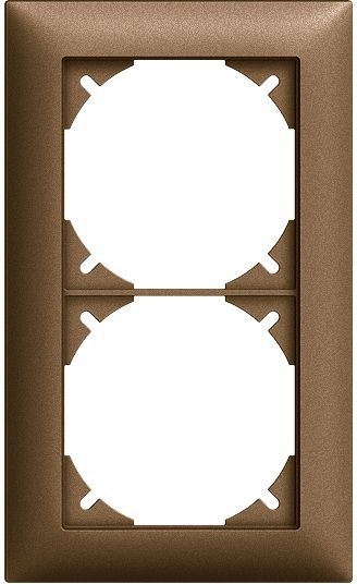 Abdeckrahmen Edue 1×2 cof