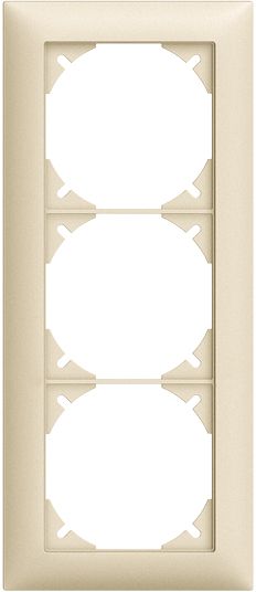 Abdeckrahmen Edue 1×3 cr