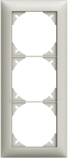 Abdeckrahmen Edue 1×3 hgu