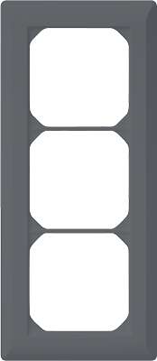 Abdeckrahmen KLI 3×1, an,