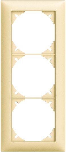 Abdeckrahmen Edue 1×3 van