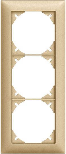 Abdeckrahmen Edue 1×3 sa